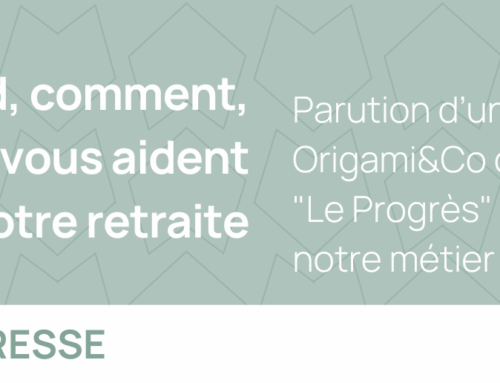 Parution d’un article sur Origami&Co dans « Le Progrès » sur l’utilité de notre métier