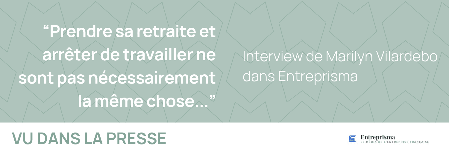 Marilyn Vilardebo, fondatrice d’Origami&Co, revient sur la préparation de la retraite des dirigeants et entrepreneurs. Cliquez ici pour lire l’interview complète.