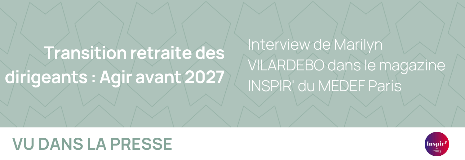 Interview de Marilyn VILARDEBO dans le magazine INSPIR' du MEDEF Paris